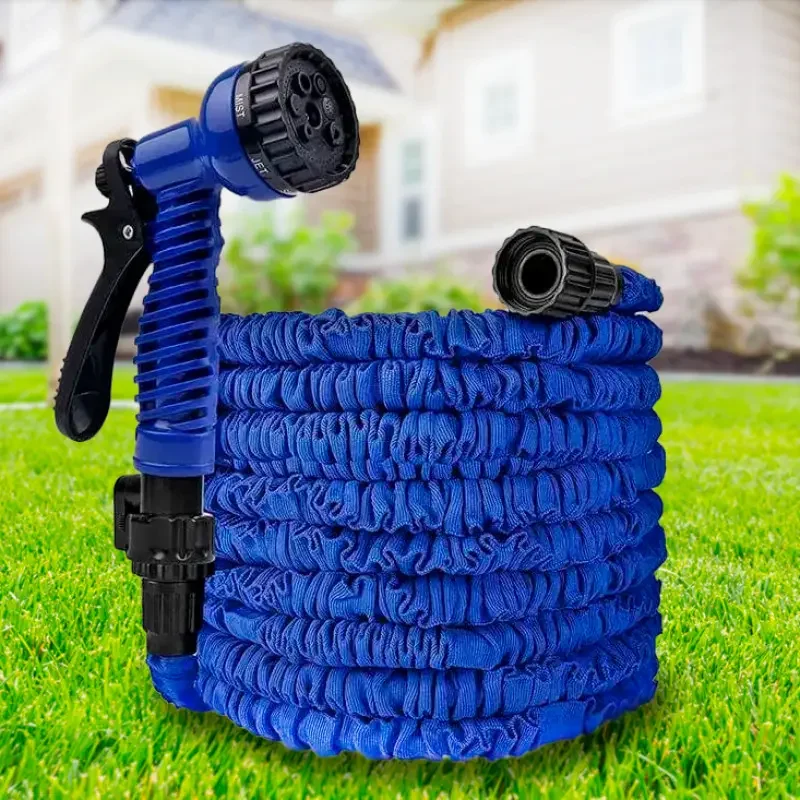 Шланг для полива V-HOSE PRO 90 метров поливочный растягивающийся с распылителем